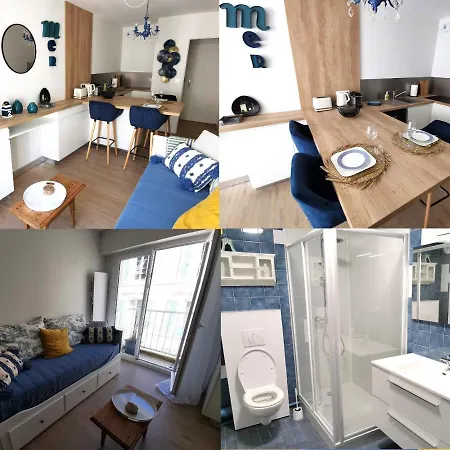 Le Palais Blanc - A 90m De La Grande - Parking Prive Apartment Les Sables-dʼOlonne